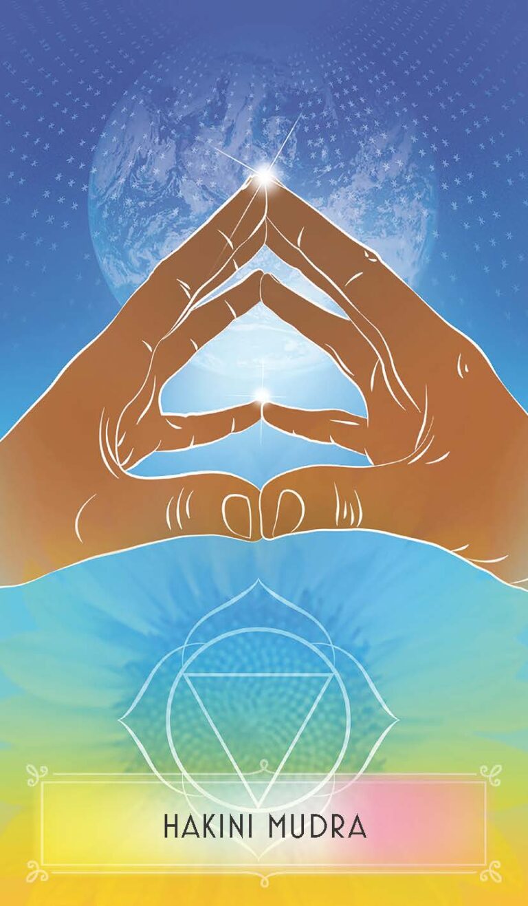 Hakini Yoga Mudra Oracle artwork by Emma Wertheim and Steve Denham