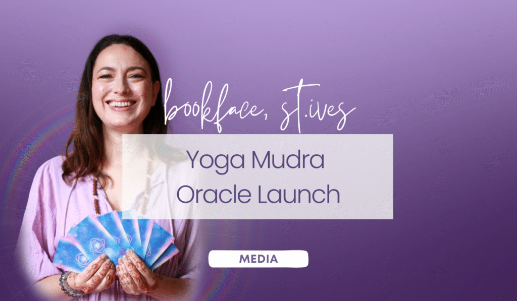 Bookface St.Ives Yoga Mudra Oracle Launch